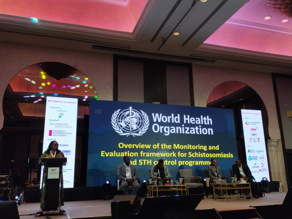 elimin8schisto's tweet photo. At #NNN2024 Dr Pauline Mwinzi @pmwinzi gives us a concise overview of the #schistosomiasis and soil-transmitted helminthiasis monitoring and evaluation framework &amp; manual in development by the @WHO - Watch this space!
#BeatNTDs #intestinalworms #evidencetracking https://t.co/cq7GVuIbwz
