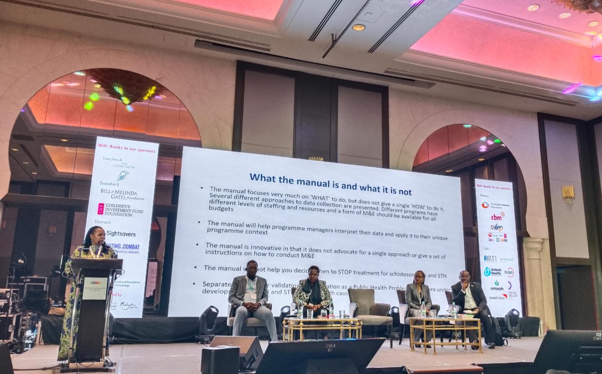 elimin8schisto's tweet photo. At #NNN2024 Dr Pauline Mwinzi @pmwinzi gives us a concise overview of the #schistosomiasis and soil-transmitted helminthiasis monitoring and evaluation framework &amp; manual in development by the @WHO - Watch this space!
#BeatNTDs #intestinalworms #evidencetracking https://t.co/cq7GVuIbwz