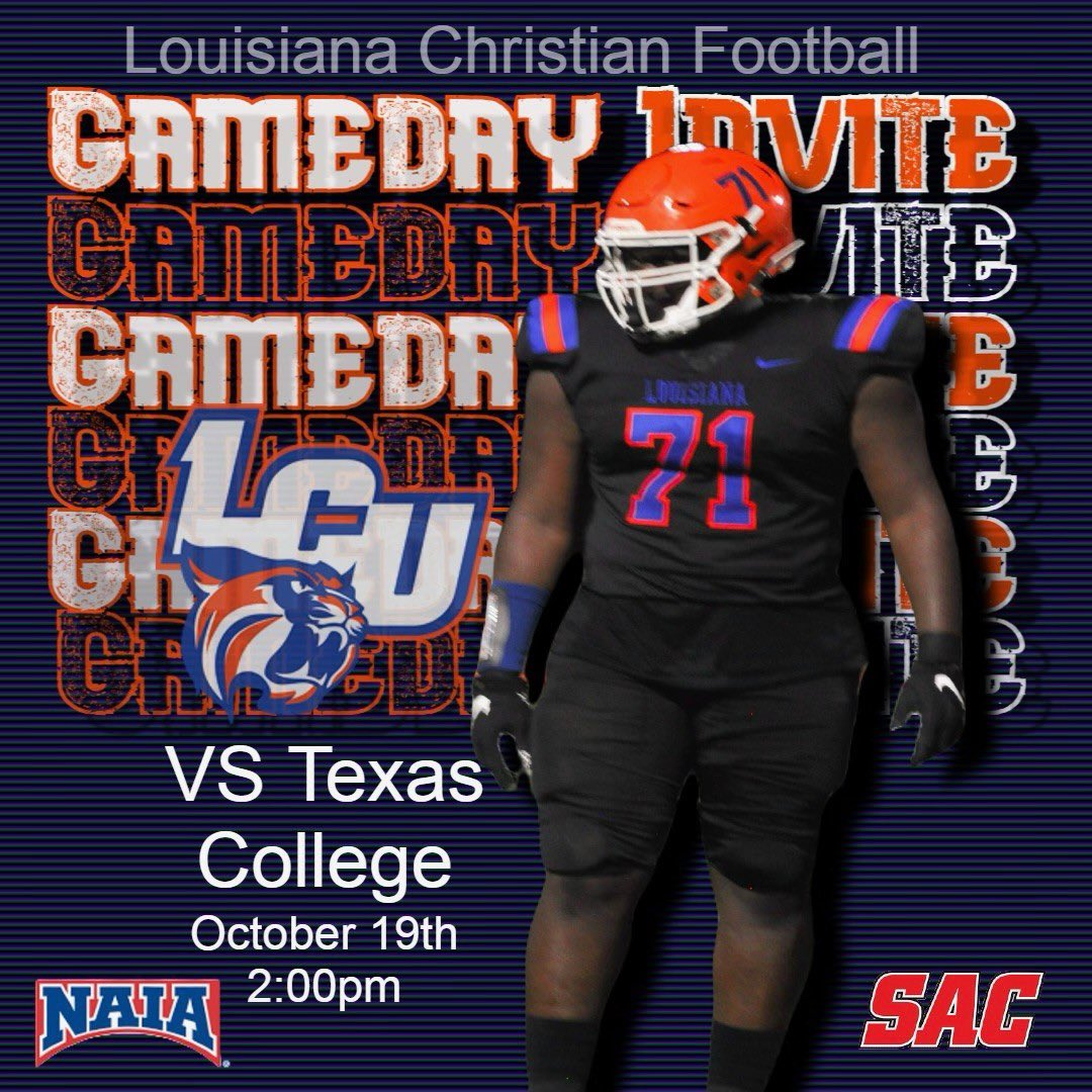 I want to thank <a href="/CoachBenMc19/">Ben McLaughlin</a> for the game day invitation! I will be attending the LCU vs. Texas College game on 10/19. #clawsup <a href="/LCU_ftball/">LCU Football</a>