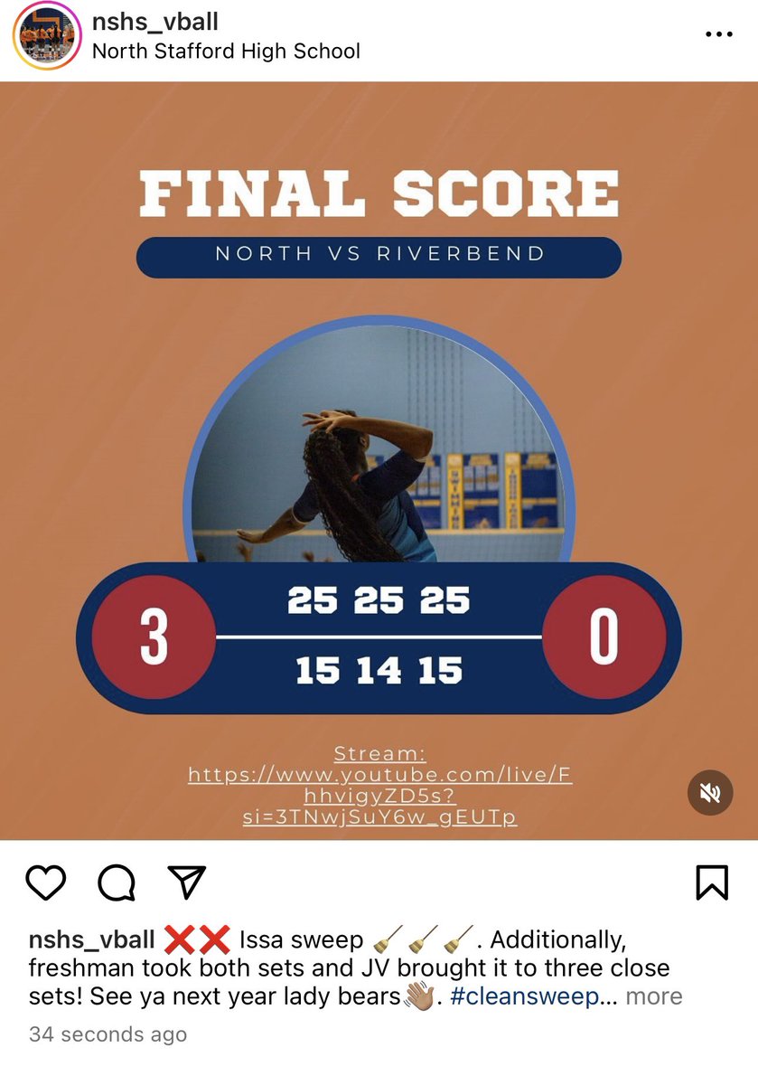 Lcantyvolleyba1's tweet image. We won our game tonight. @nshs_vball  is 8-0 in the Commonwealth district. We are 1st in the commonwealth district . 5th in Region 6 and 14th in the state of Virginia 🧡💙 #toptwenty #northnation