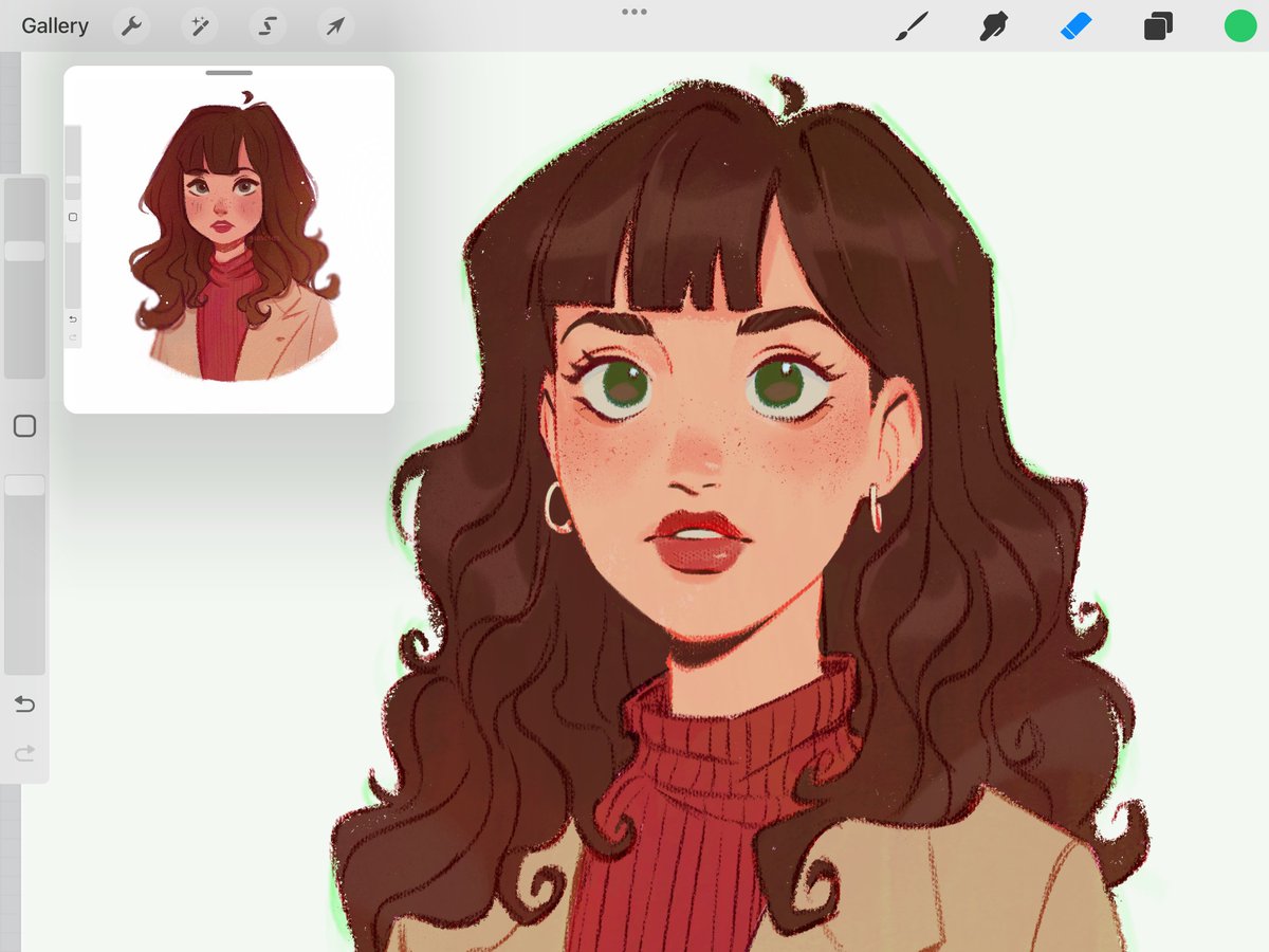 giaseeds_'s tweet photo. working on a redraw from 2022 ♥️ #procreate https://t.co/ZGqJIilZju