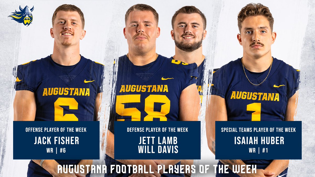 AugieFB's tweet photo. Congratulations to our Players of the Week for Week Four⚔️

🟡 @jack_fish32
🟡 @LambJett and @Willd_9
🟡@jorgehub8

#BeTheRock ⚔️ #BuildingChampions https://t.co/UCo7lZWtQ3