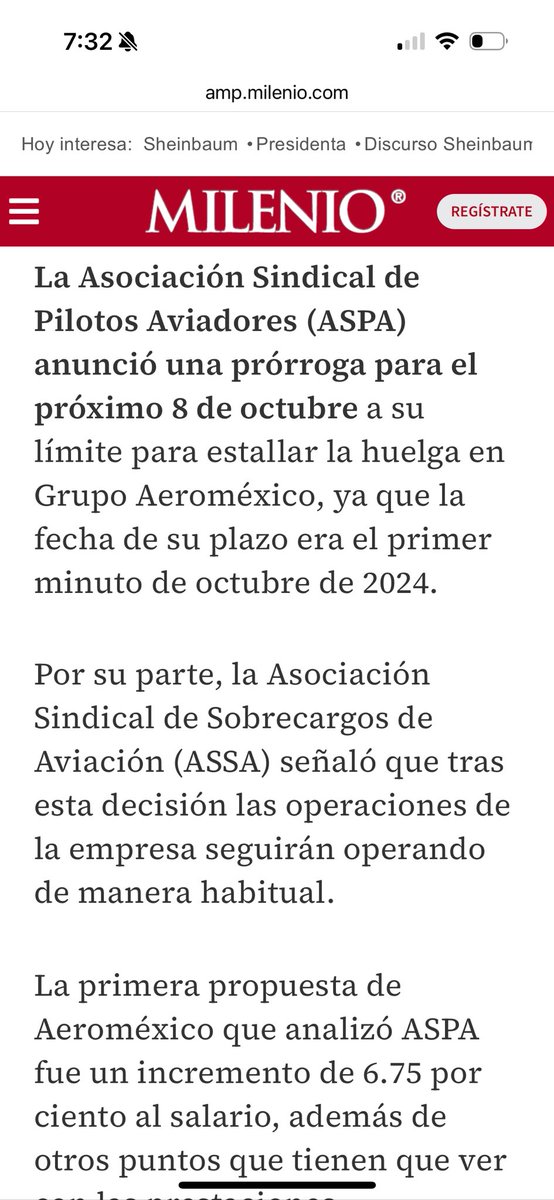 94melmar's tweet photo. En plena huelga de pilotos de @Aeromexico la que la lleva de perder es uno

@AMRewardsMx desde el 4 de septiembre no me puede dar solución de un vuelo con cambio.

#huelga #aeromexico #aeromexicorewards #huelgapilotosam https://t.co/X1w4iFR20a