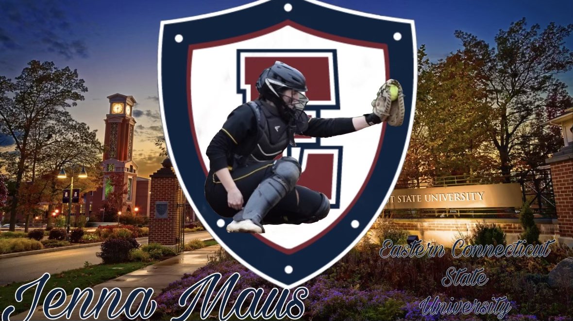 I would like to announce my verbal commitment to Eastern Connecticut State University to further my academic and softball career. I would like to thank my coaches, teammates, and my family for supporting me over the years. Go Warriors!
