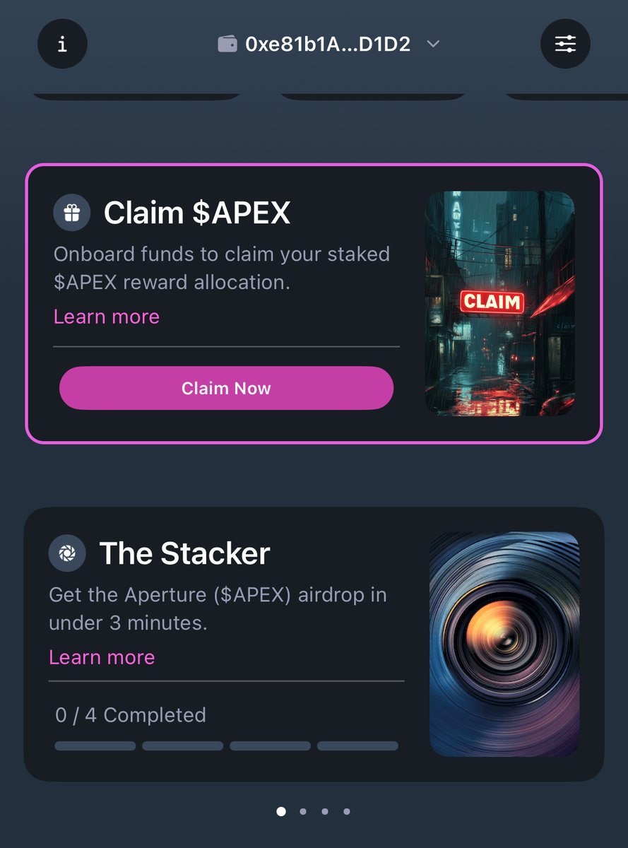 Aperture Exchange tweet media