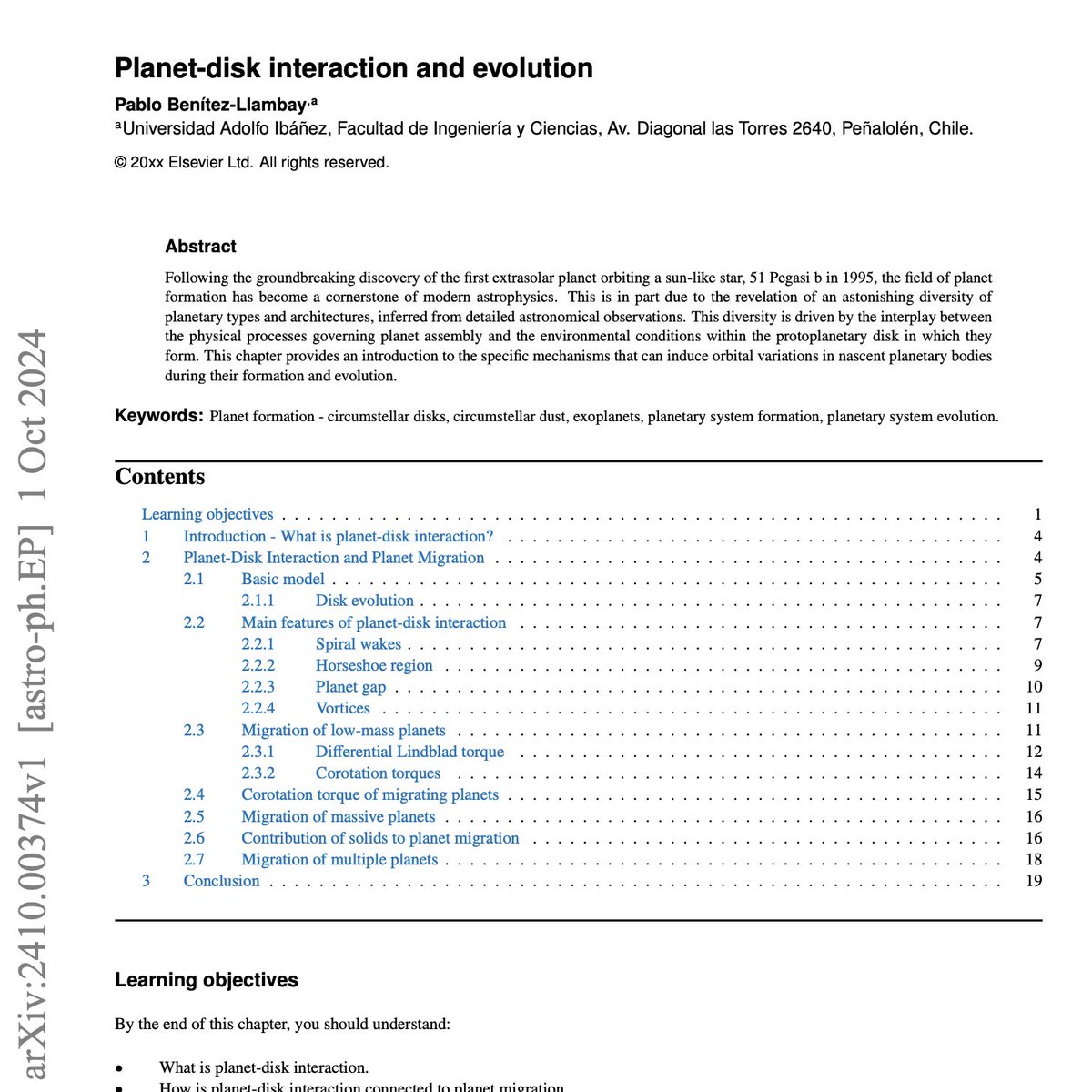 Pablo Benitez Llambay tweet media