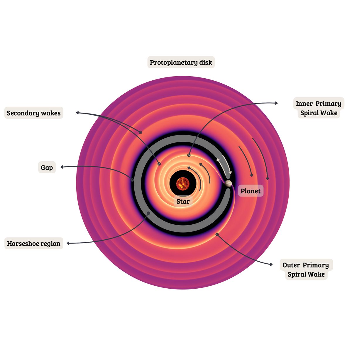 Preprint of my review chapter on planet-disk interactions for the upcoming Encyclopedia of Astrophysics is on arXiv. It provides a first solid approach into planet-disk interactions for both undergraduate students and researchers from other fields.
arxiv.org/abs/2410.00374