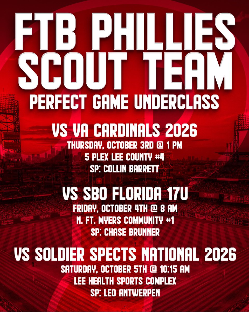 Chase brunner (@chasebrunner34) on Twitter photo This will be my teams pool play down in Fort Meyers. <a href="/PhilliesScoutEC/">2026 FTB Phillies Scout Team - American</a> <a href="/FTBnelly5/">Nelly</a> <a href="/Dprosgenmgr/">Randy kail</a> #FTB This will be my teams pool play down in Fort Meyers. <a href="/PhilliesScoutEC/">2026 FTB Phillies Scout Team - American</a> <a href="/FTBnelly5/">Nelly</a> <a href="/Dprosgenmgr/">Randy kail</a> #FTB