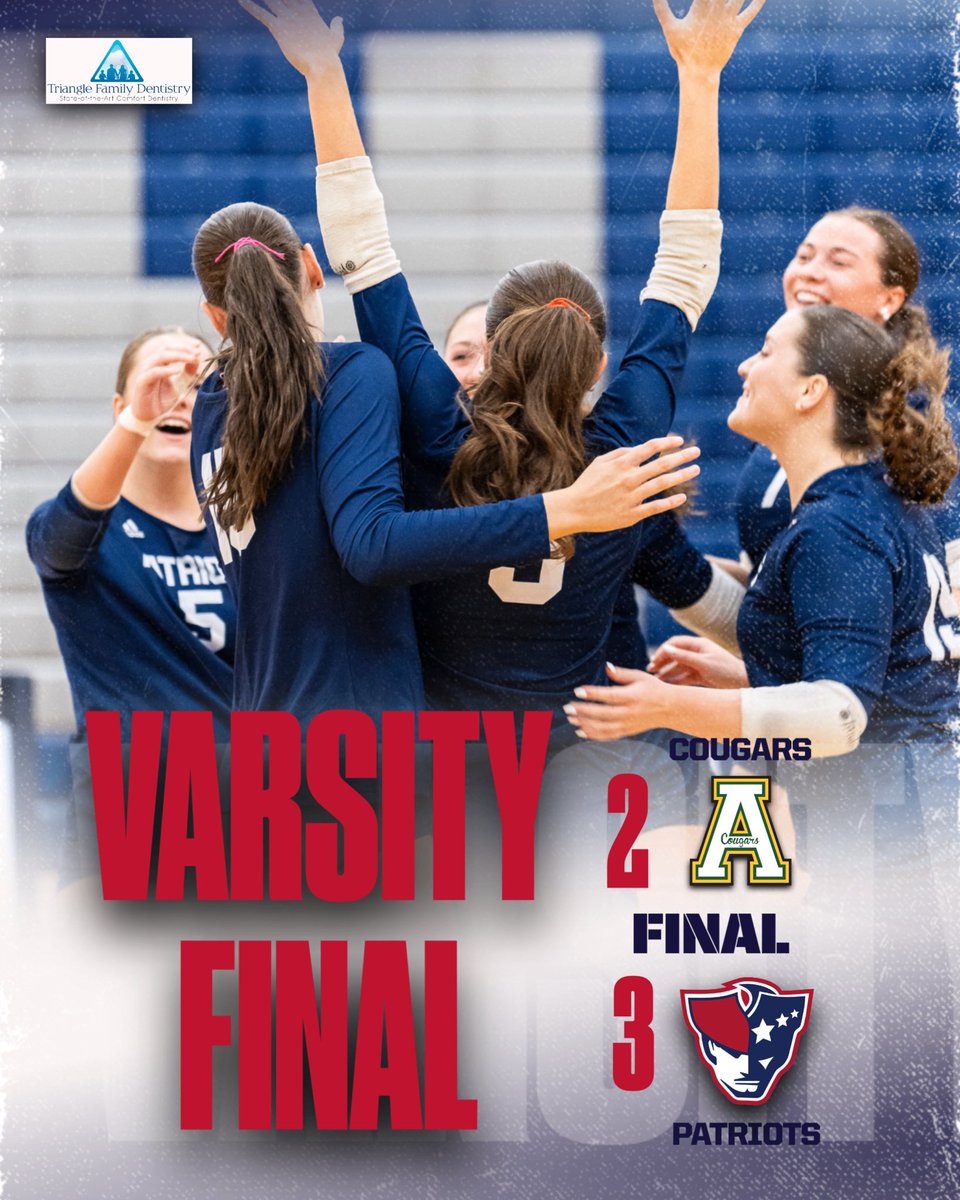 Apex Friendship High School Athletics (@afpatathletics) on Twitter photo Varsity <a href="/AFHS_Volleyball/">AFHS Volleyball</a> 🏐 Final: BIG win for your Pats! Light it 🔴🔴🔴 LET’S GO!!! #PatFam #RepAFHS Varsity <a href="/AFHS_Volleyball/">AFHS Volleyball</a> 🏐 Final: BIG win for your Pats! Light it 🔴🔴🔴 LET’S GO!!! #PatFam #RepAFHS