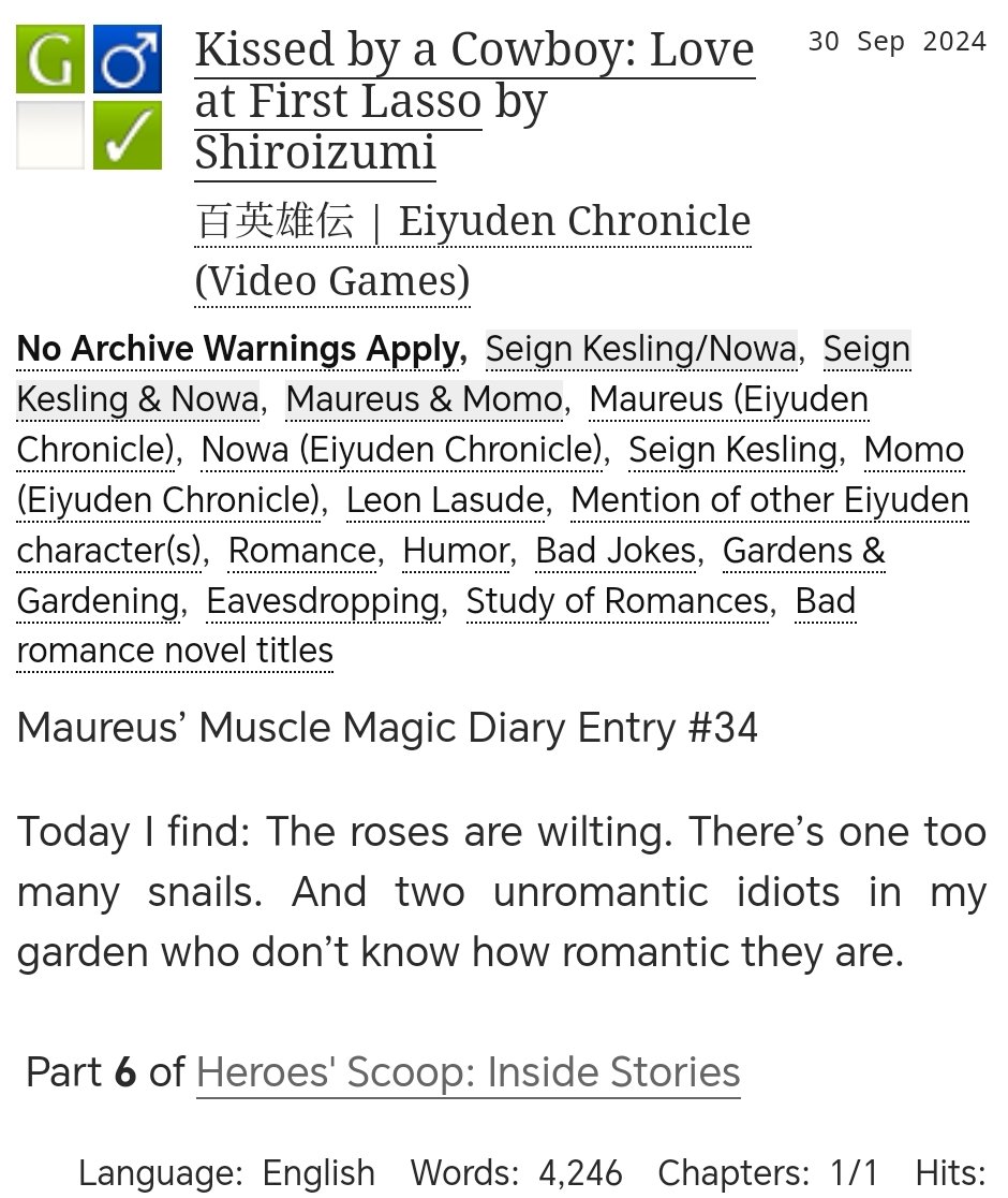 shiroizumii's tweet photo. It's not a love story if it ain't come with a tacky title
https://t.co/dlbSzSm3mK #eiyuden #seinowa #seign #nowa https://t.co/EinRtfh0JP