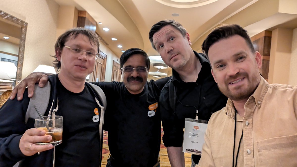 aiborisov's tweet image. It's been an honor to be a part of the inaugural edition of the #dev2next conference in Colorado. Huge thanks to @venkat_s and the team for having us!