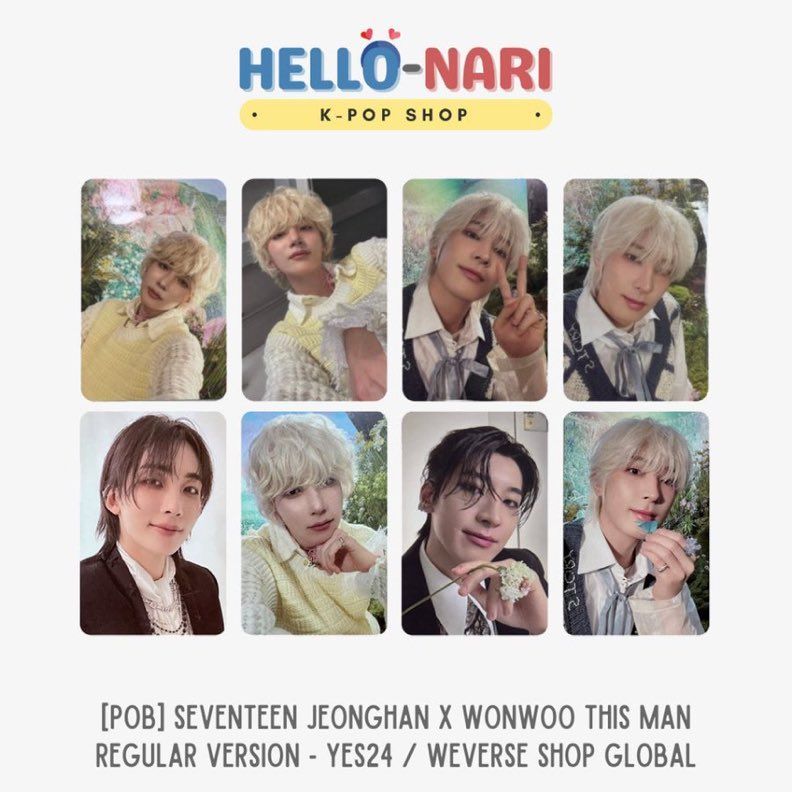 POB] SEVENTEEN JEONGHAN X WONWOO THIS MAN Regular Version - YES24