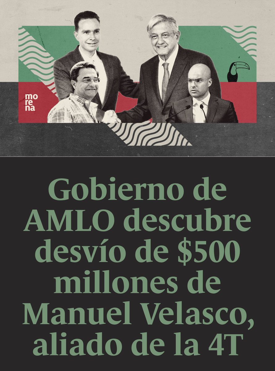 Funesta's tweet photo. ¿Un beso de agradecimiento?

Cuando Manuel Velasco era gobernador de Chiapas, el SAT descubrió operaciones inexistentes o simuladas por más de 500 mdp en su administración.

Y el tiempo de los desvíos coincide con el tiempo de aquel vídeo donde David León Romero, entregó sobres con dinero a Pío López Obrador para financiar a Morena.

Romero trabajaba en el Verde para Velasco ¿coincidencias? 

¿Así cómo no va a besarle la mano, Claudia?

Hasta las dos 😚 ¿no?

https://t.co/BvhwO2o9cD