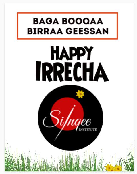 siinqee's tweet photo. Baga Booqaa Birraa Geessan !
Happy Irrecha !
Irreecha is an Indigenous Oromo thanksgiving celebration. https://t.co/JsF2O1OiKQ