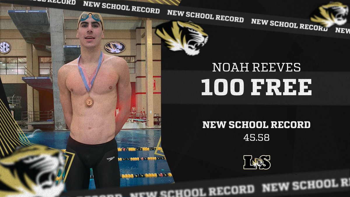 NEW SCHOOL RECORD
Noah Reeves