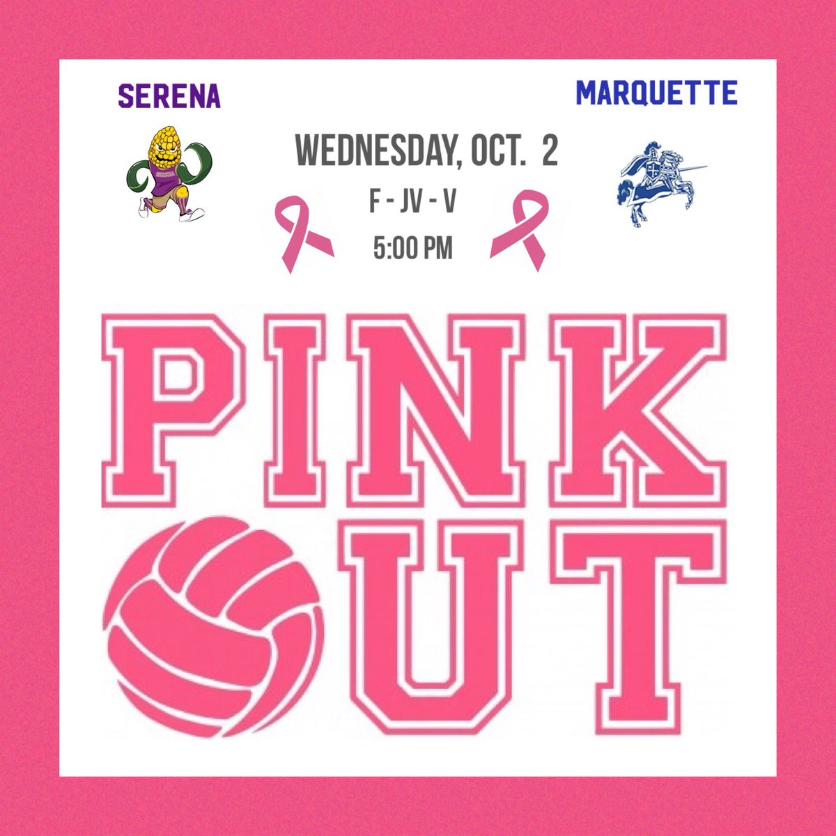 Here we go, Husker fans!! PINK OUT NIGHT🩷💕
Wednesday, October 2