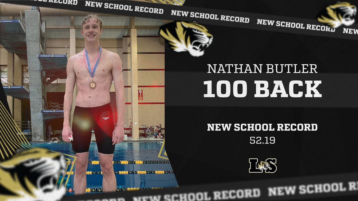 NEW SCHOOL RECORD 
Nathan Butler