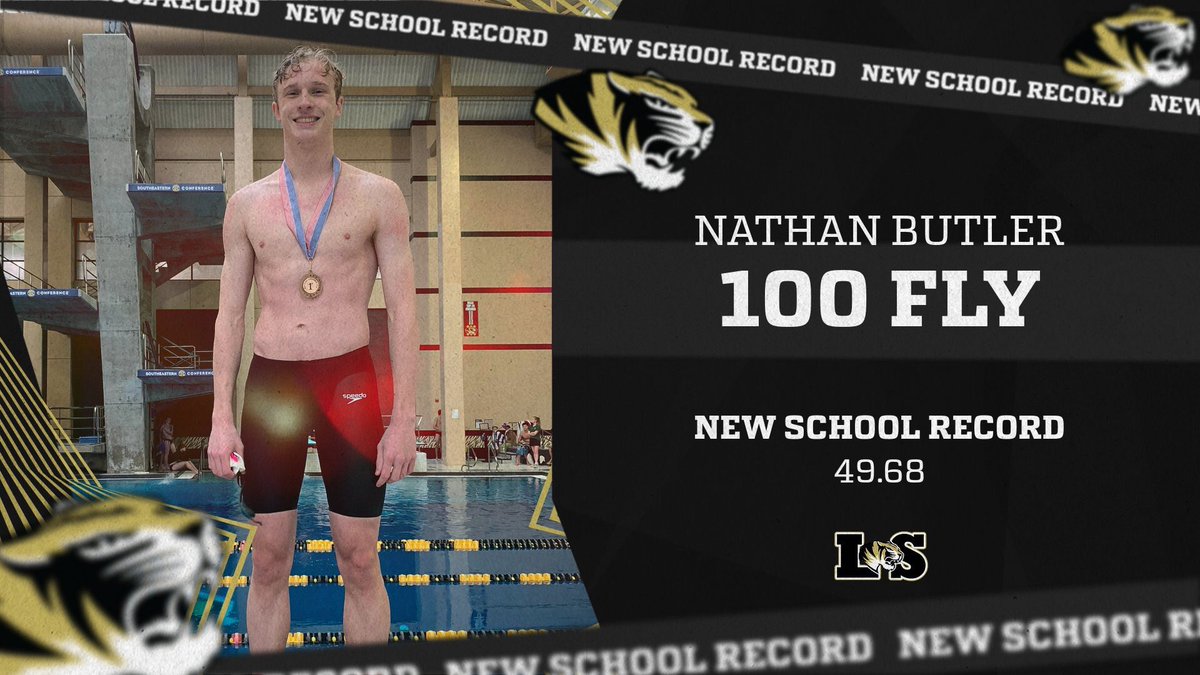 NEW SCHOOL RECORD 
Nathan Butler