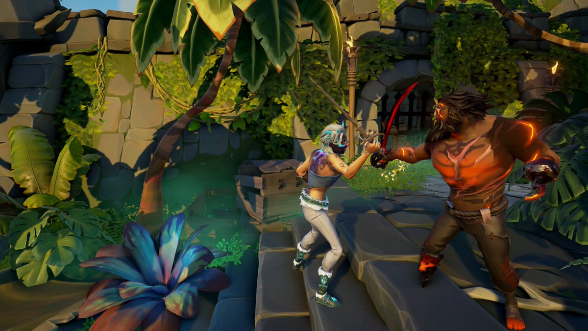 apogood's tweet photo. Theme: Couples Costumes 
Fire &amp; Ice
@SeaOfThieves
#StyleOfThieves https://t.co/rKG9V1wNCB