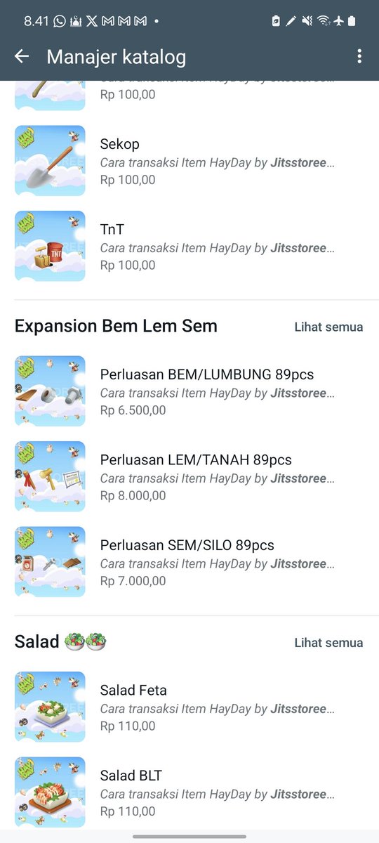 jitsstoree's tweet photo. YUK!! GUYSS🔥🔥 EVENT XP🔥🔥, barang kali ada yg mencari kebutuhan hayday kalian langsung saja disinii. harganya bersahabat yah. tanpa minimum pembelian. langsung saja order bisa dm or wa 0856 9327 0388 . atau bisa join group klik link group dibawah ini yah.

#seller
#hayday https://t.co/5qkCupuNJ7