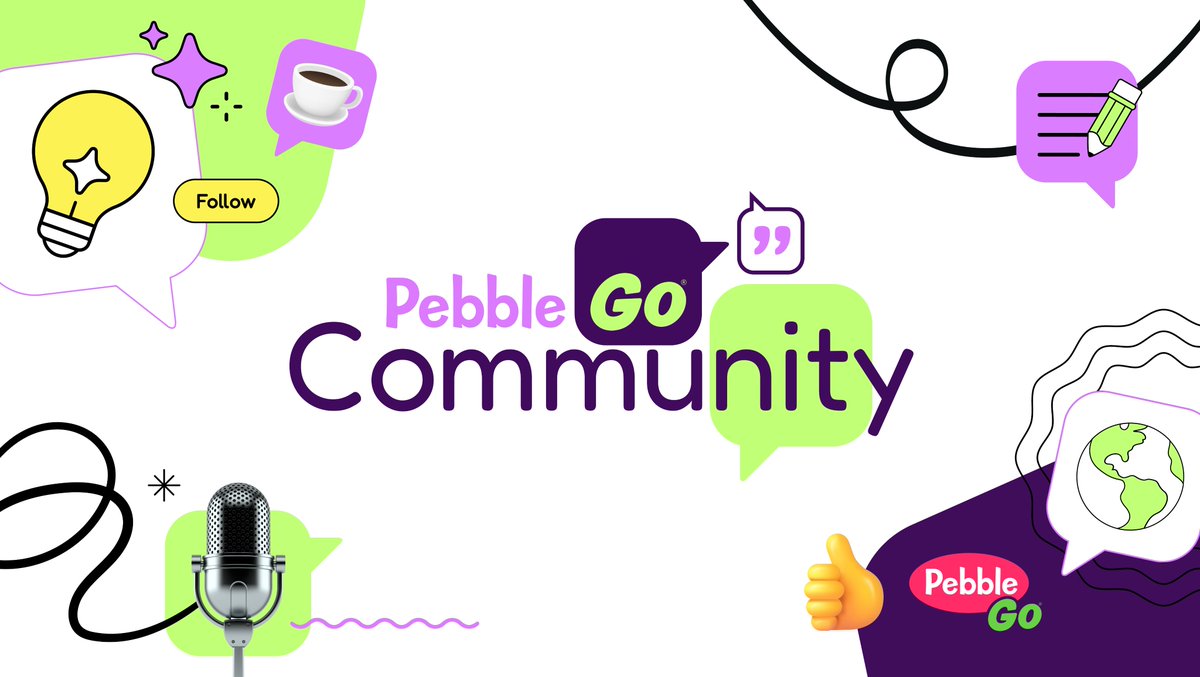 ✨ Thrilled to be part of the PebbleGo community! Learning and growing alongside amazing educators. Can't wait to share this fantastic resource with more teachers and students. 💚💜 #PebbleGoCommunity 

Join here &gt; bit.ly/4eoYT6Q