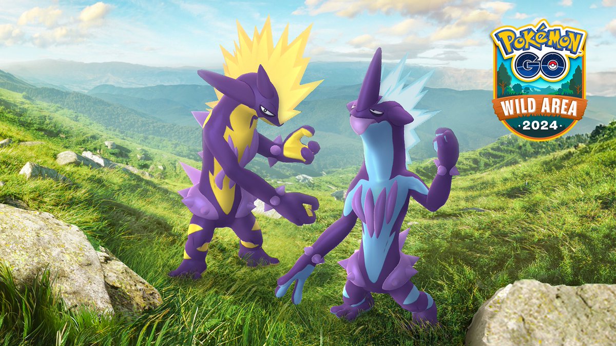 PokemonGoApp's tweet photo. We’re excited to announce that Toxtricity, the Punk Pokémon, will make its Pokémon GO debut during the Pokémon GO Wild Area event!

Trainers may even encounter Shiny Toxtricity, if they’re lucky. ✨ #PokemonGO #GOWildArea

Learn more:
https://t.co/KywB6pNUPG https://t.co/s277aAMfRj