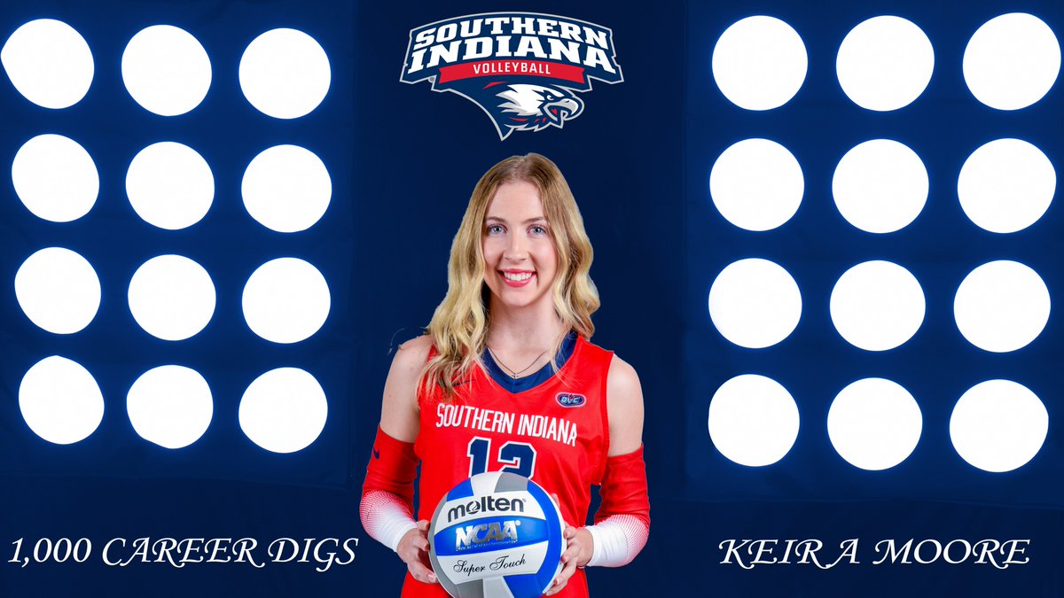 🏐 𝟏,𝟎𝟎𝟎 𝐂𝐀𝐑𝐄𝐄𝐑 𝐃𝐈𝐆 𝐂𝐋𝐔𝐁 🦅

<a href="/usiwvolleyball/">USI Volleyball</a> junior Keira Moore became the 15th Eagle in program history to surpass 1,000 career digs. Moore finished with a season-high 29 digs tonight!

#GoUSIEagles #OVCit