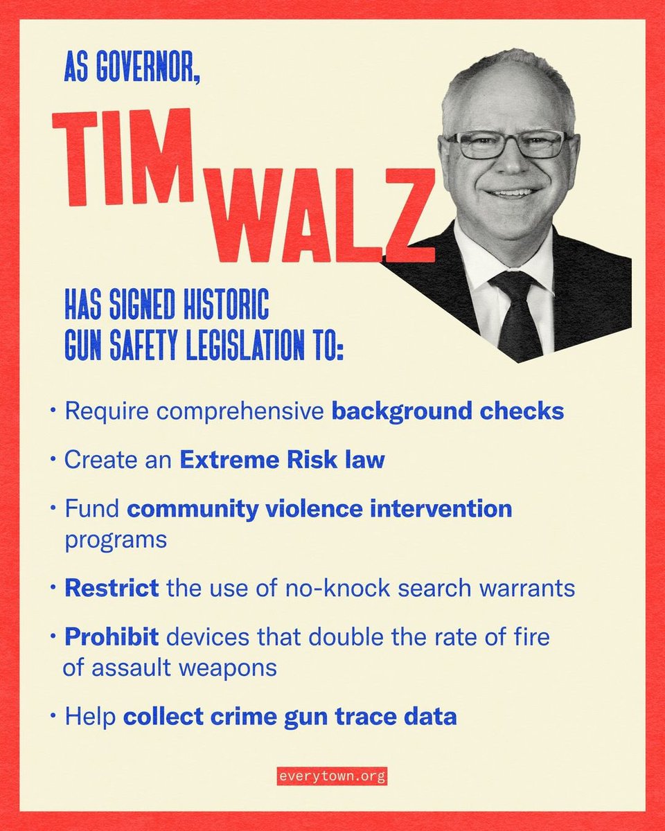amybett's tweet photo. If you want kids to grow up *without* the fear of gun violence—then @Tim_Walz &amp; @KamalaHarris are the gun sense candidates you’re looking for!

@MomsDemand @Everytown 
#VPDebate #GunSenseVoter #MomsAreEverywhere https://t.co/MH2i3Ru37V