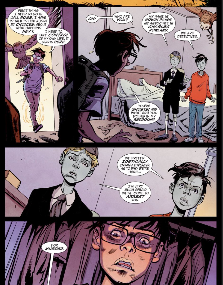 askysdoby's tweet photo. Don’t go in with expectations of them being the hero type characters like the rest of their comics. Set your expectations accordingly #SaveDeadBoyDetectives #OurGhosts https://t.co/xFOr6uJpUP