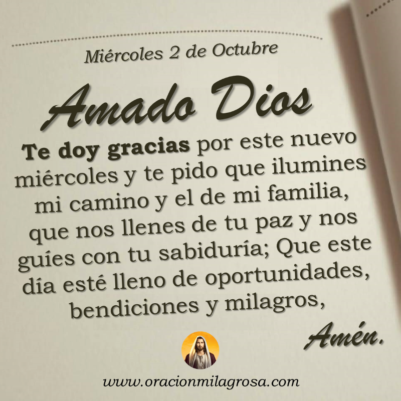 oracion_milagro's tweet photo. Oración para el miércoles 2 de octubre de 2024: https://t.co/u3EMDR3b97