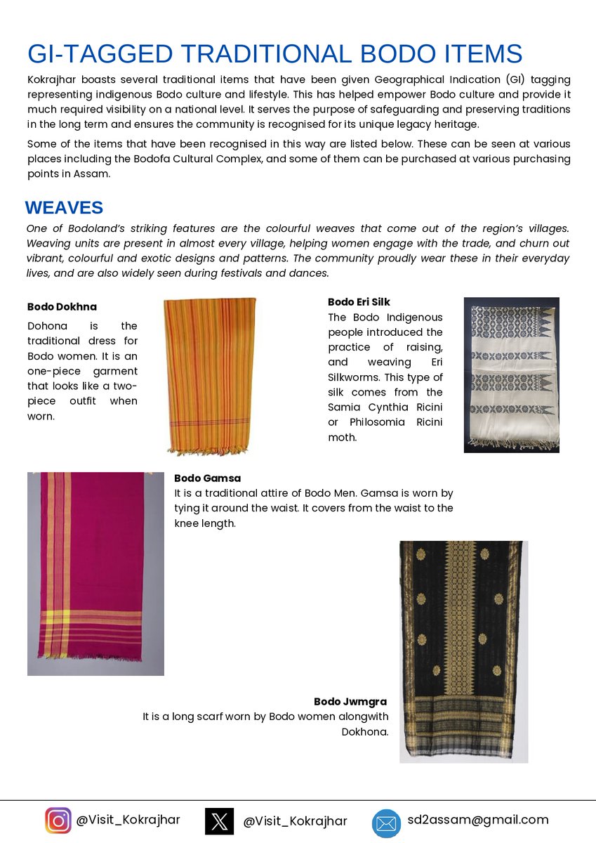 visit_kokrajhar's tweet photo. Newsletter - September, 2024
#tourismgoi #incredibleindia #swadesh_darshan #sustainabletourism_india #kokrajhar #bodoland #bodolandtourism #assamtourism #awesomeassam #magurmarisalbagan #beels #lakes #wetlands #wetlandconservation #wetlandtourism #indiatourism #visit_kokrajhar https://t.co/EjfEnsNJGS