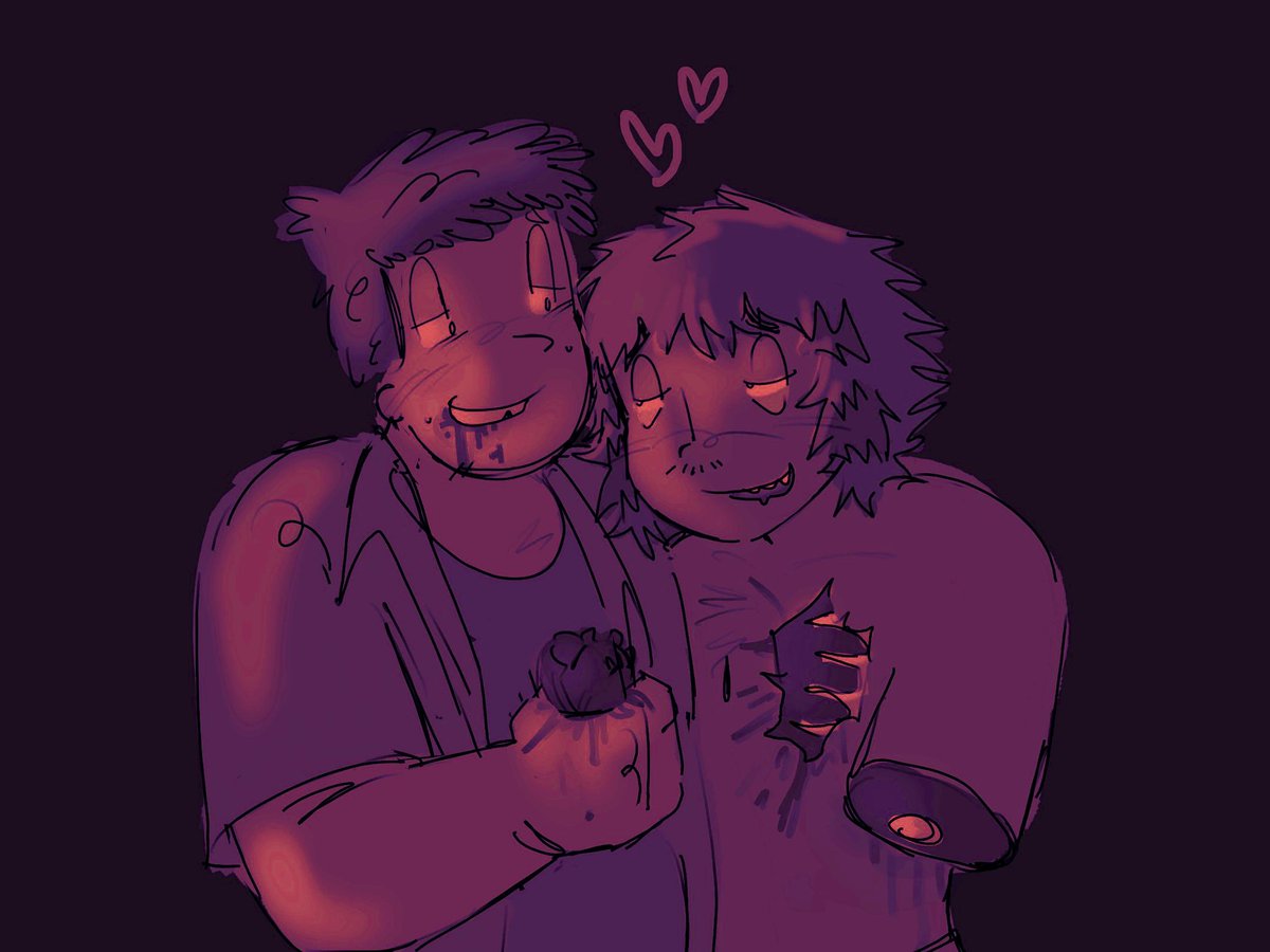 NECROPLASTICS's tweet photo. GORETOBER BUT EVERYDAY ITS BITEYSHIPPING OR KIXSON GO! Day 1 cannibalism.
TW GORE EE!
#art #goretober #biteyshipping #jerktwt #danvs https://t.co/Uc5z5pcga1
