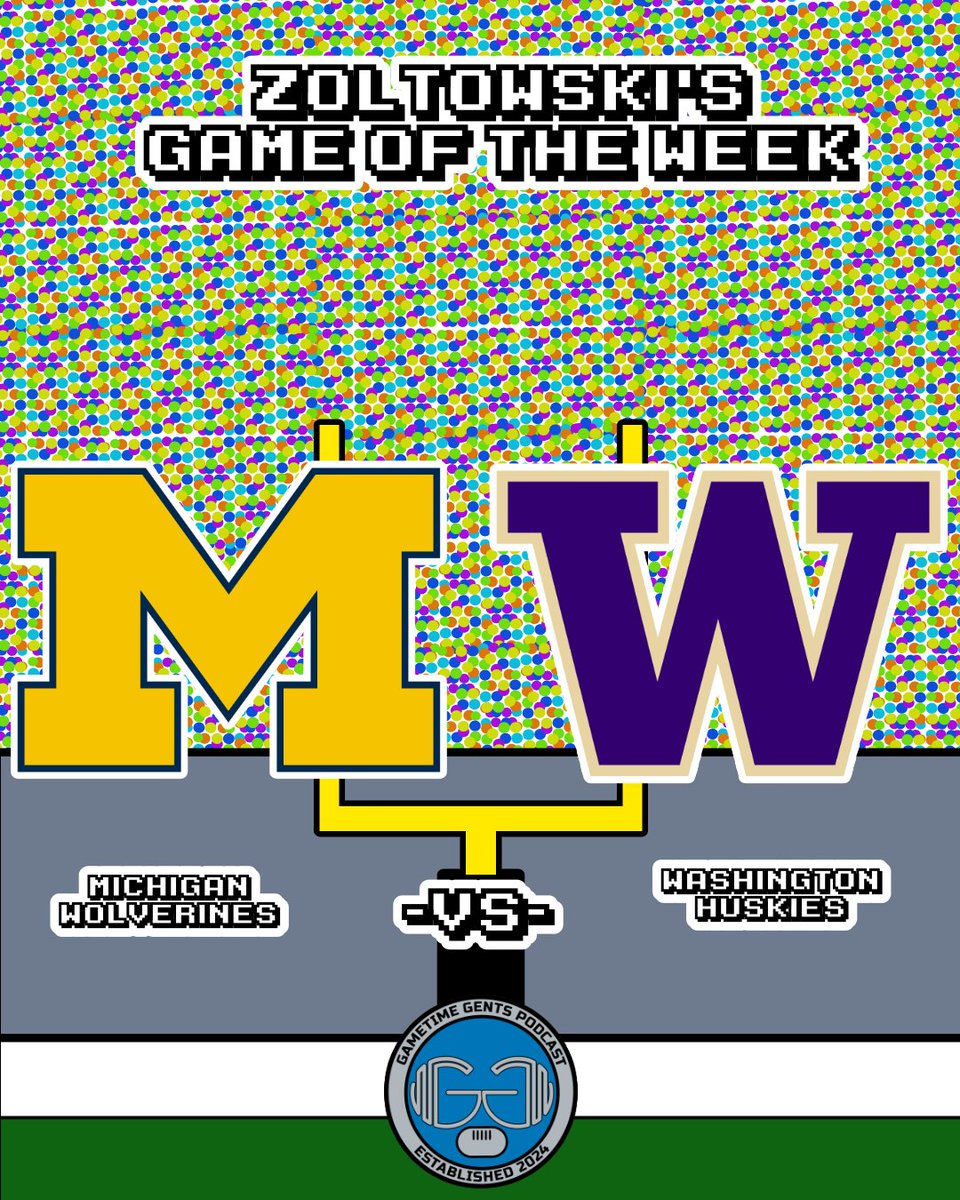 GametimeGents's tweet photo. This week, @zachzoltowski decided to dip back into the College Football landscape with a rematch of last year's National Championship Matchup!  Catch this one on Saturday Night! https://t.co/Wb3mInyizT