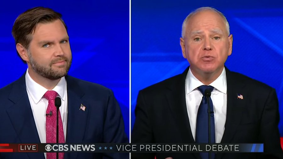 The debate in an image