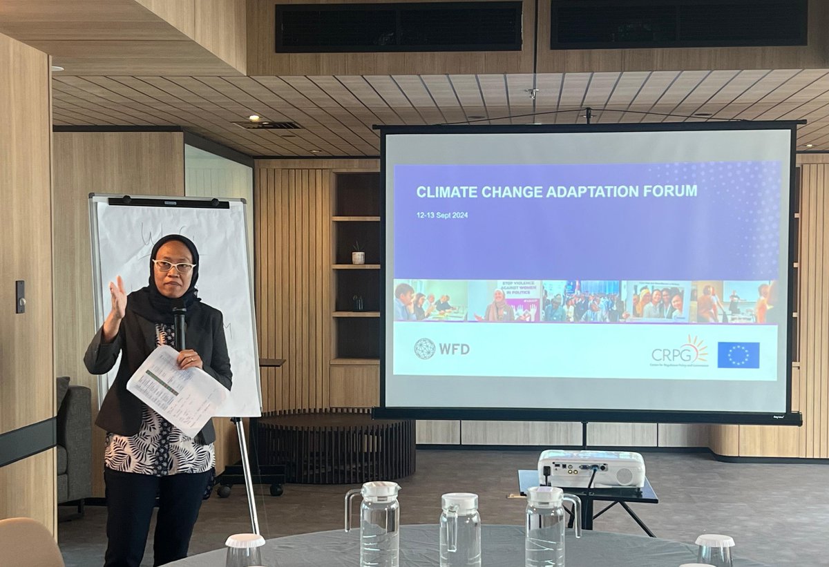 WFD_Indonesia's tweet photo. Adaptation is key to human survival amid the current climate crisis, but policy conversation tends to focus more on #mitigation and much less on #adaptation strategy. Last Sep 12–13, with @crpginfo, we convened top cross-sectoral experts and @DPR_RI analysts to discuss this. https://t.co/U6aJq8jP5b