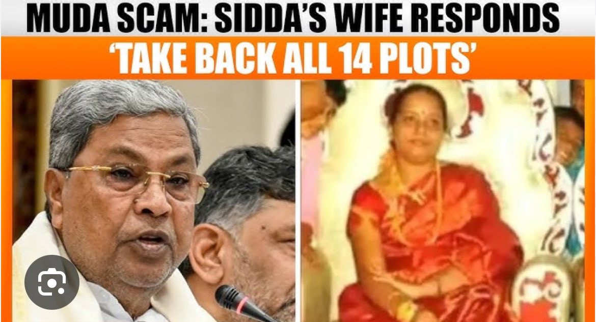 Nimmabhaskar22's tweet photo. The MUDA Commissioner has accepted the sites returned by Smt Parvati Siddaramiah. He has committed gross administrative irregularity in fear and haste. When a criminal case and judicial inquiry is in progress, the MUDA Commissioner cannot accept back the sites as it has been registered by another organization.. Over and Over blunders are being committed by Officers to protect the chief minister Siddaramiah..