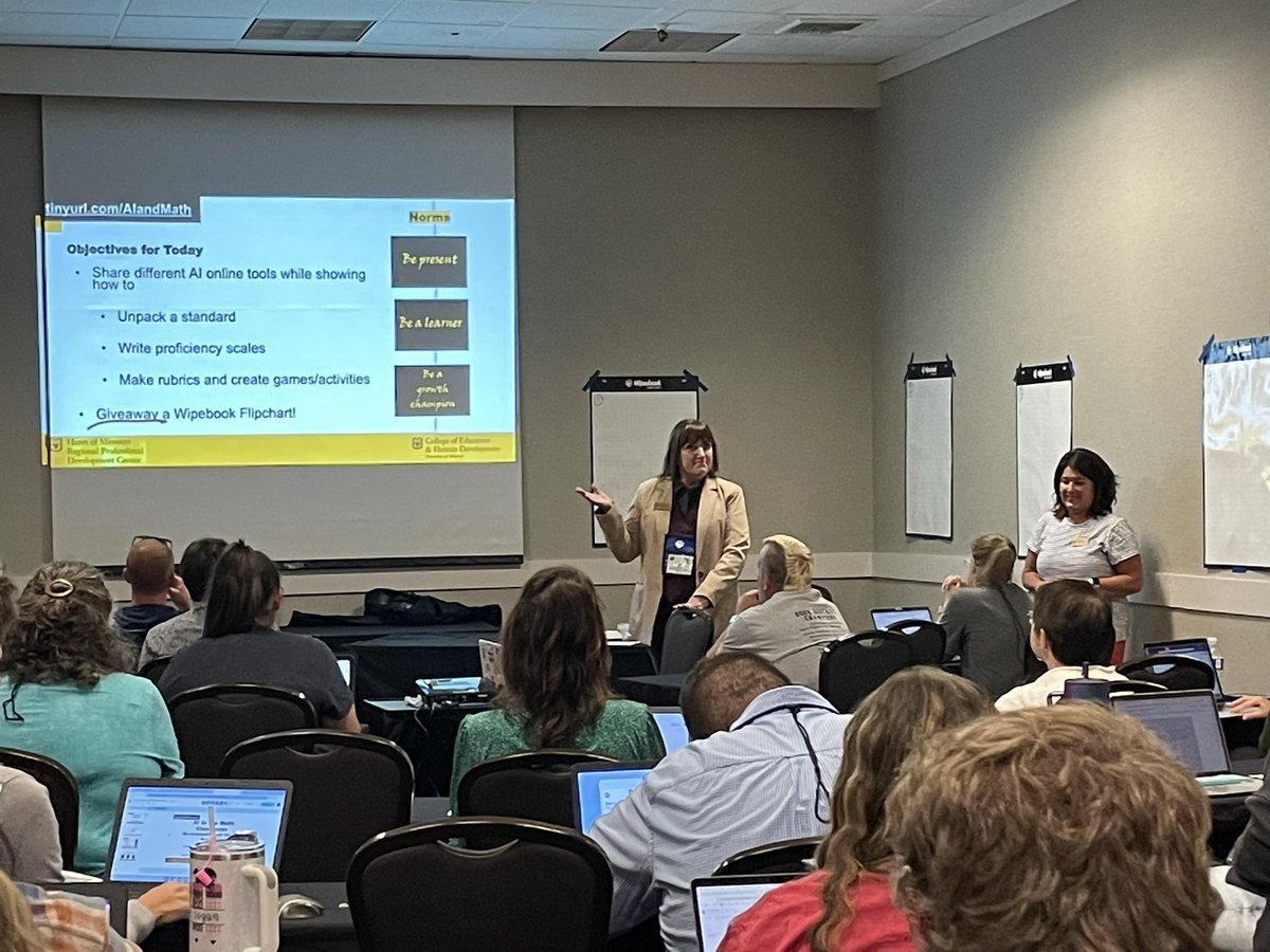 MrsNoeMath's tweet image. #interface2024 has come and gone and it was fabulous!

Melissa and I presented twice.  We want to thank Wipebook for donating Wipebook Flipcharts!  They made Mr. Stewart from ourladyoflourdes.diojeffcity.org/ollisk8/school… and Mr. Taff from brookfieldr3.org  very happy! @HOMRPDC @Melissa60200140