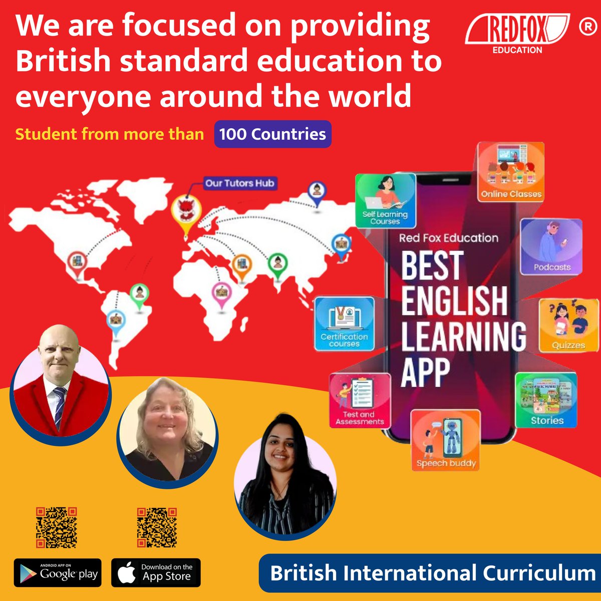 RedFox_EdTech's tweet photo. "Experience world-class British education at your fingertips.
Elevate your learning with the Red Fox Education app.
GooglePlay:https://t.co/FxjNrdwEJY
AppStore:https://t.co/LIJJo1PxYB
#LearnFromAnywhere #OnlineEducation #BritishEducation #GlobalLearningCommunity https://t.co/3iaqxNrGz3