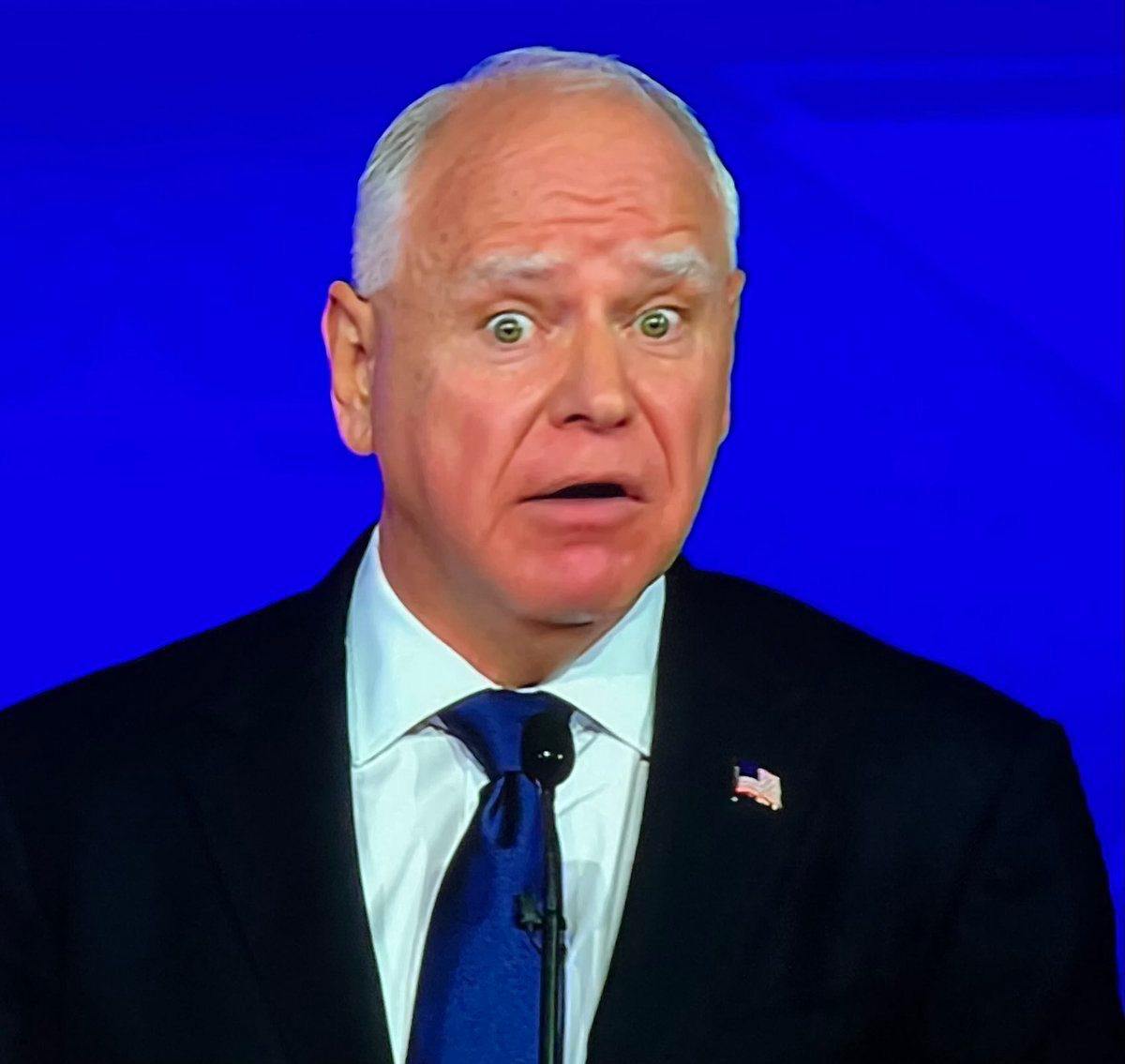 Tim Walz's many different faces of losing.