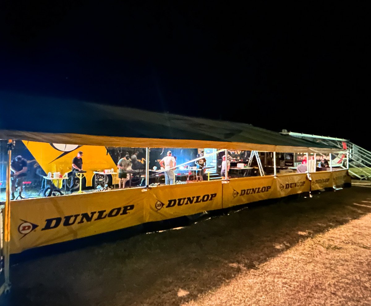 RideDunlop's tweet photo. Burning that midnight oil for our riders here at the @motoplayground Race at @poncacitymx 🕯️

#RideDunlop #RaceDunlop #DunlopFamily #TracksideSupport #MX34 #PoncaCityMX https://t.co/ZynEFtrAFc