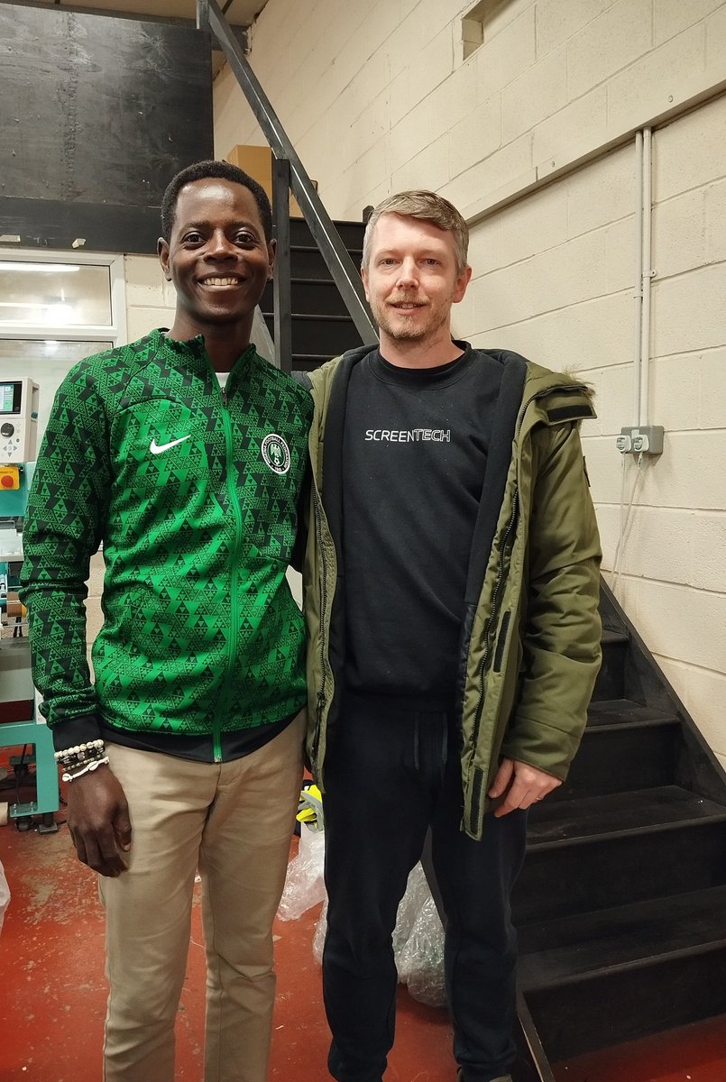 tundeikudaisi's tweet image. Had a great day celebrating Nigeria 🇳🇬 @ 64.
Shoutout to Rev Adekunle a godsend, and to Nathan who is an absolute rockstar and everyone over here at @ScreentechNE
#Screentech #octoberfirst #HappyIndependenceDayNigeria ✨👍