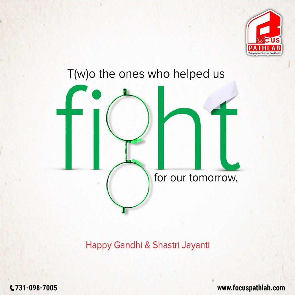 FocusPathlab's tweet photo. The preservation of freedom is not the task of soldiers alone. The whole nation has to be strong.

_Shri Lal Bahadur Shashtri ji_

#lalbahadurshastri #gandhijayanti #lab #blood #test #diagnostic #bareilly #rohilkhand https://t.co/b4dzeFh7GF