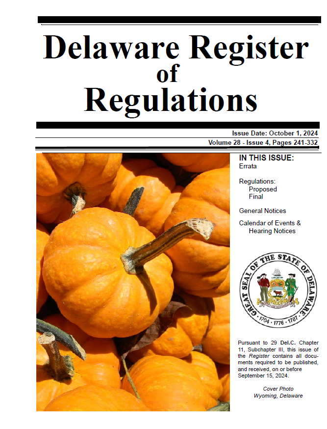 DEDivResearch's tweet photo. #DEleg's Registrar of Regulations published the October #DERegister of Regulations @ https://t.co/ichfCQ3aRm.

Check out the final regs from the Office of the Alcoholic Beverage Control Commissioner.

#netde https://t.co/9aqpaxv35j