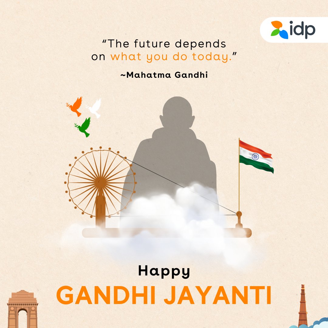 This Gandhi Jayanti, take charge of your future by starting your preparation for future intakes now. The choices you make today will shape your tomorrow—let’s work together to ensure a successful study abroad journey! 🌍📚

#GandhiJayanti #StudyAbroad #GlobalEducation