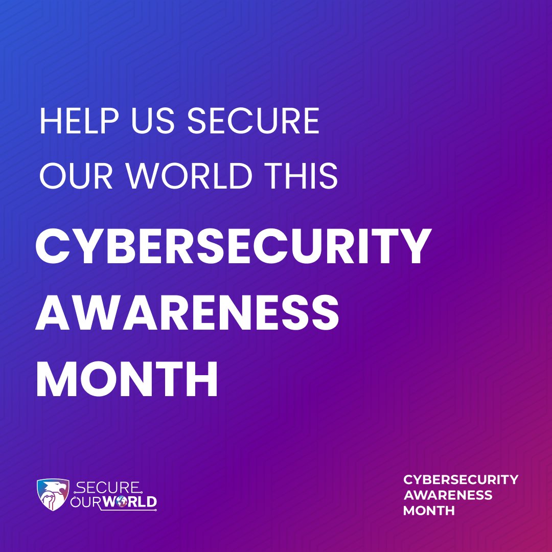 adNETtechnology's tweet image. October is #CybersecurityAwarenessMonth! There are a lot of different ways that you can stay safe online. Learn more about what you can do to help #SecureOurWorld.