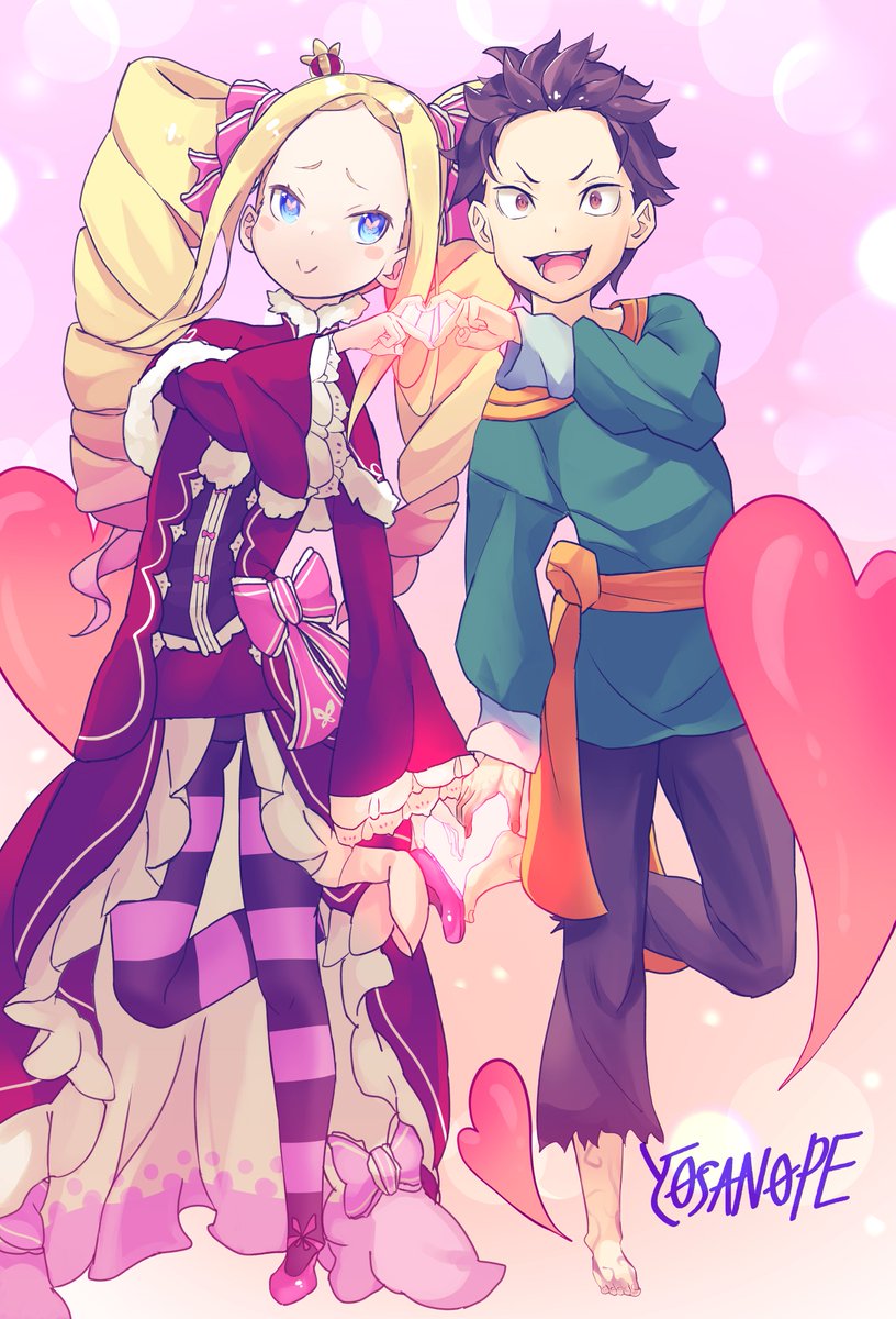 YOSANOPE's tweet photo. The Perfect Duo! 
#rezero #リゼロ #ベアトリス https://t.co/xCOBidhE08