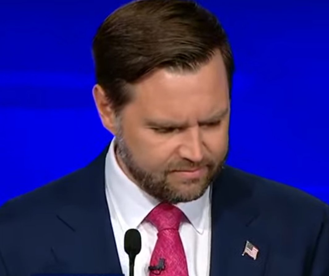 Moderator: "Vance, you said you'd overthrow the election in 2020. Would you do it again?"

Vance: "Censorship is a problem."