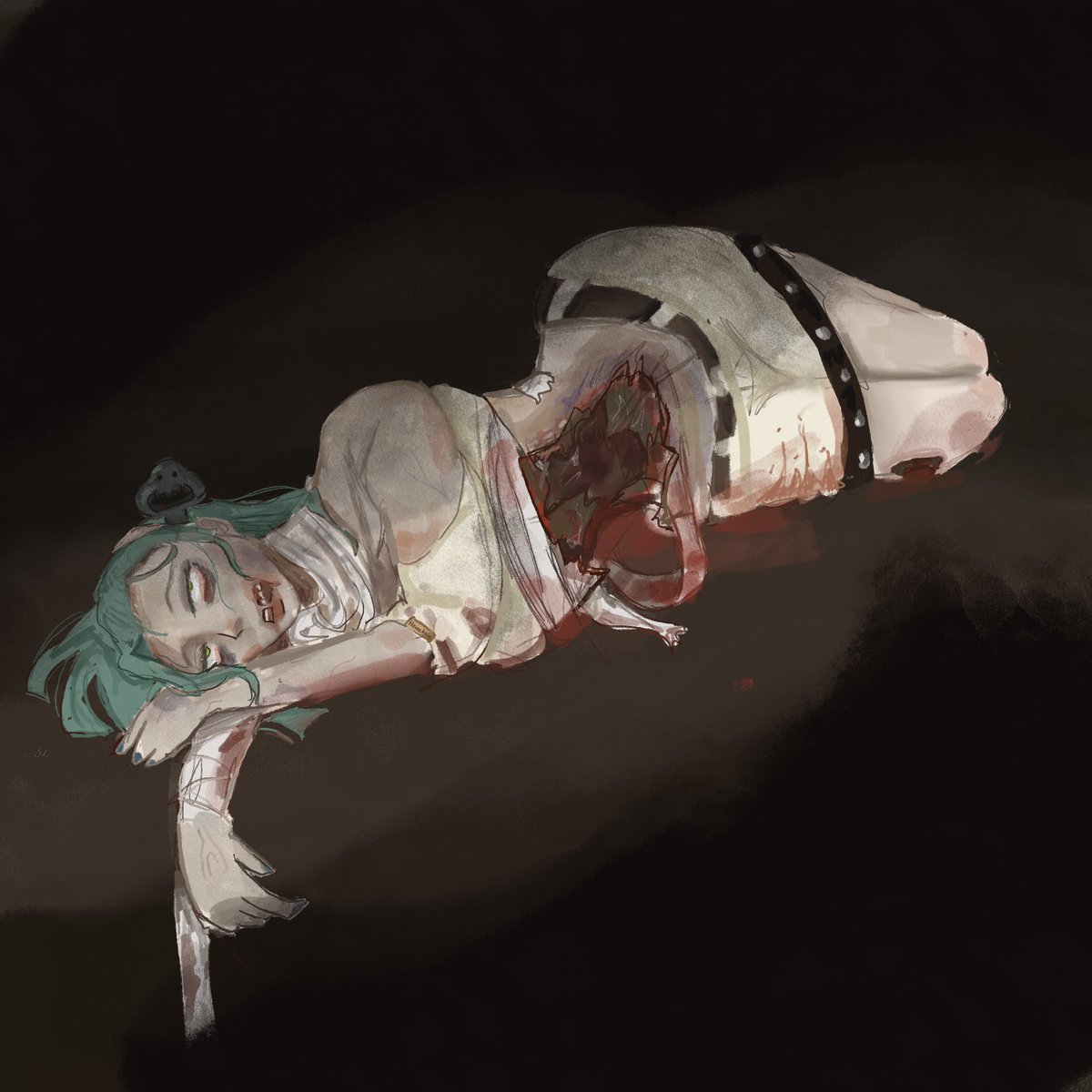 La_Prima_TuyaPR's tweet photo. Day 1- Rotting. this is really rushed since i started doing it pretty late but it came out good i guess π but im planning to do the others way better! #goretober #Abaggst https://t.co/GbusOCDwmq