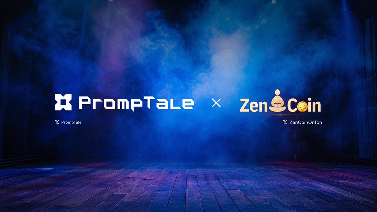 PrompTale's tweet photo. 🤝PARTNERSHIP ANNOUNCEMENT

@PrompTale
X
@ZenCoinOnTon

We’re thrilled to embark on this exciting journey together! This partnership with ZenCoin will elevate the tApp ecosystem, enhancing the mining experience for users.

Stay tuned for the next big thing at #PrompTale!