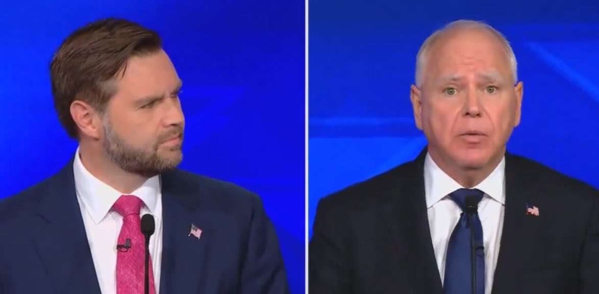 bedzrah's tweet photo. JD Vance is shocked by the TIGER Energy of Tim Walz beyond 9PM.😂😂😂
#TimWalz #JDVanceIsWeird
#JDVance #VPDebate2024
#VicePresidentialDebate #CBSDebateNight https://t.co/VWIWK0TEu9